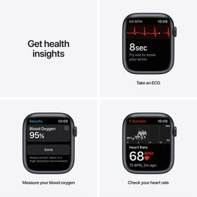 Watch Series 7 GPS 45mm Midnight Aluminium Case With Midnight Sport Band