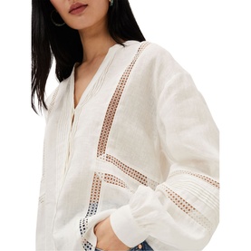 Ada Lace Insert Blouse