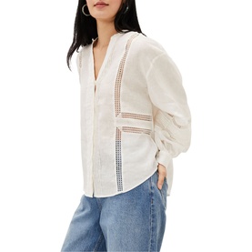 Ada Lace Insert Blouse