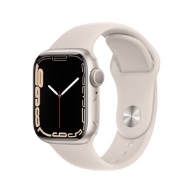 Watch Series 7 GPS 41mm Starlight Aluminium Case With Starlight Sport Band