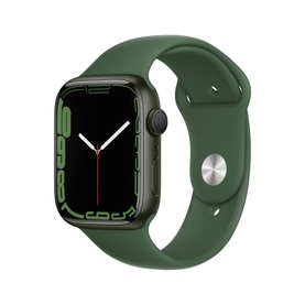 Watch Series 7 GPS 45mm Green Aluminium Case With Clover Sport Band
