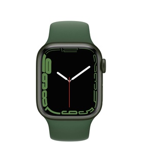 Watch Series 7 GPS 41mm Green Aluminium Case With Clover Sport Band