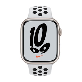 Watch Nike Series 7 GPS 45mm Starlight Aluminium Case With Pure Platinum-Black Nike Sport Band