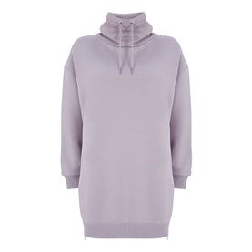 Funnel Neck Long Sweatshirt