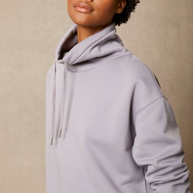 Funnel Neck Long Sweatshirt
