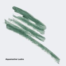 Clinique Quickliner For Eyes Intense in Aquamarine Lustre, pencil swatch showing deep green shimmer tone