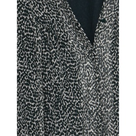 Penele Ditsy Print Chiffon Midi Dress