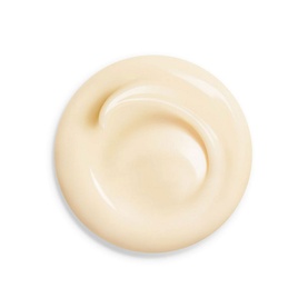 Shiseido Benefiance Wrinkle Smoothing Cream texture swatch showing rich, creamy ivory formula