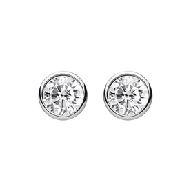 Round Stud Earrings