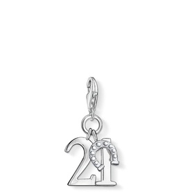 Charm Pendant Lucky Number 21