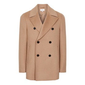 Giovanni Wool-Blend Peacoat