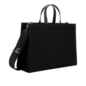 G Medium Canvas Logo Print Tote Bag