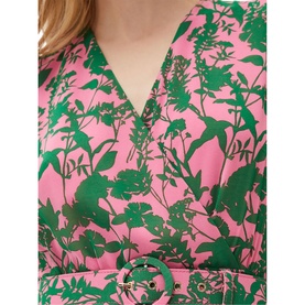 Brianna Pleated Print Dress