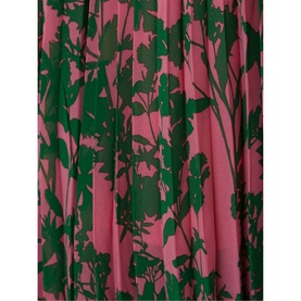 Brianna Pleated Print Dress