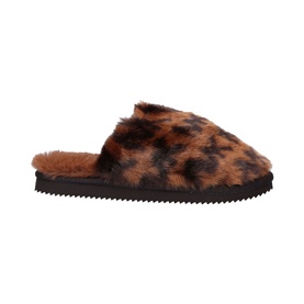 Janis Logo Faux Fur Slipper