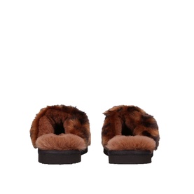 Janis Logo Faux Fur Slipper