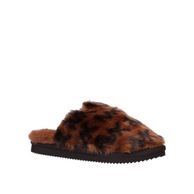 Janis Logo Faux Fur Slipper