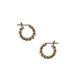 Mini Twist Hoop Earrings