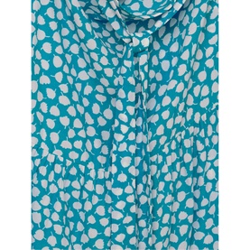 Tana Leaf Print Midi Skirt