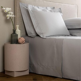 Doppio Ajour Duvet Cover Grey
