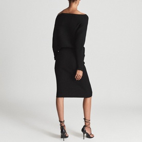 Lara Off-the-Shoulder Knit Dress