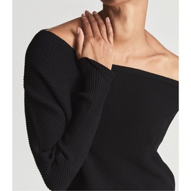 Lara Off-the-Shoulder Knit Dress