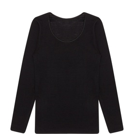 Exquisite Wool-Silk Blend Top