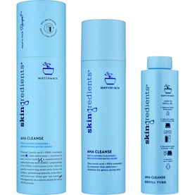 Skingredients AHA Cleanse Brightening + Exfoliating Lactic Acid Cleanser Refillable Primary Pack 100ml