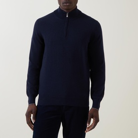 Half-Zip Cashmere Sweater
