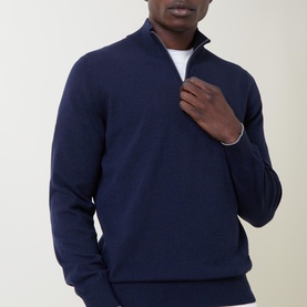 Half-Zip Cashmere Sweater