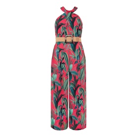Antonia Palm Print Jumpsuit