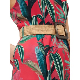 Antonia Palm Print Jumpsuit