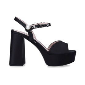 Suede Platform Sandals