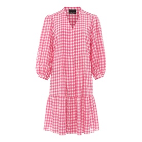 Oona Gingham Swing Dress
