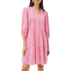 Oona Gingham Swing Dress