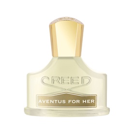 Creed Aventus For Her Eau de Parfum in pale green glass bottle with gold cap, 30ml