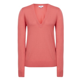 Anna Merino Wool V-Neck Sweater