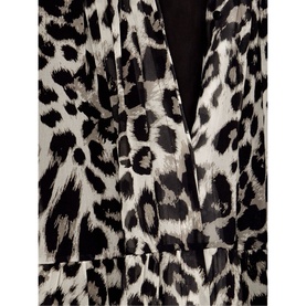 Penele Leopard Print Swing Dress