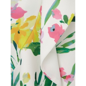 Evelin Printed Frill Hem Dress
