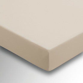 180 Thread Count Percale 4FT Fitted Sheet Stone