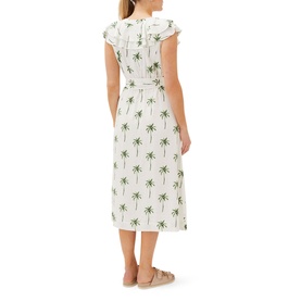 Jamilla Palm Print Dress