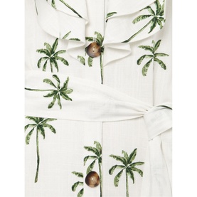 Jamilla Palm Print Dress