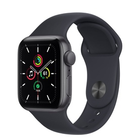 Watch SE GPS, 40mm Space Grey Aluminium Case With Midnight Sport Band - Regular