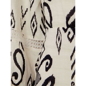 Ikat Printed Tie Back Dress