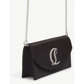 Loubi 54 Small Satin Clutch Bag