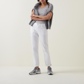 Mayslie Mid Rise Denim Joggers