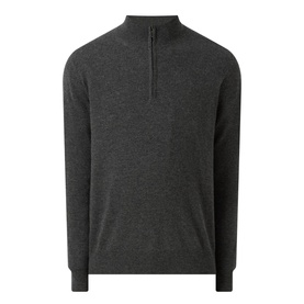 Half-Zip Cashmere Sweater