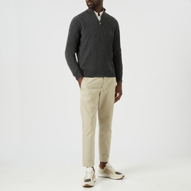 Half-Zip Cashmere Sweater
