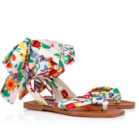 Niloofar Crepe Satin Sandals