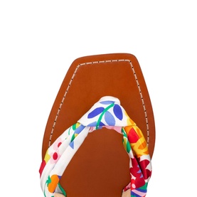 Niloofar Crepe Satin Sandals